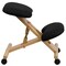 Emma and Oliver Mobile Wooden Ergonomic Kneeling Office Chair